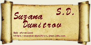 Suzana Dumitrov vizit kartica